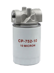 ZXTQWX front view spin-on filter showing model 221006 and durable housing, ensures system protection