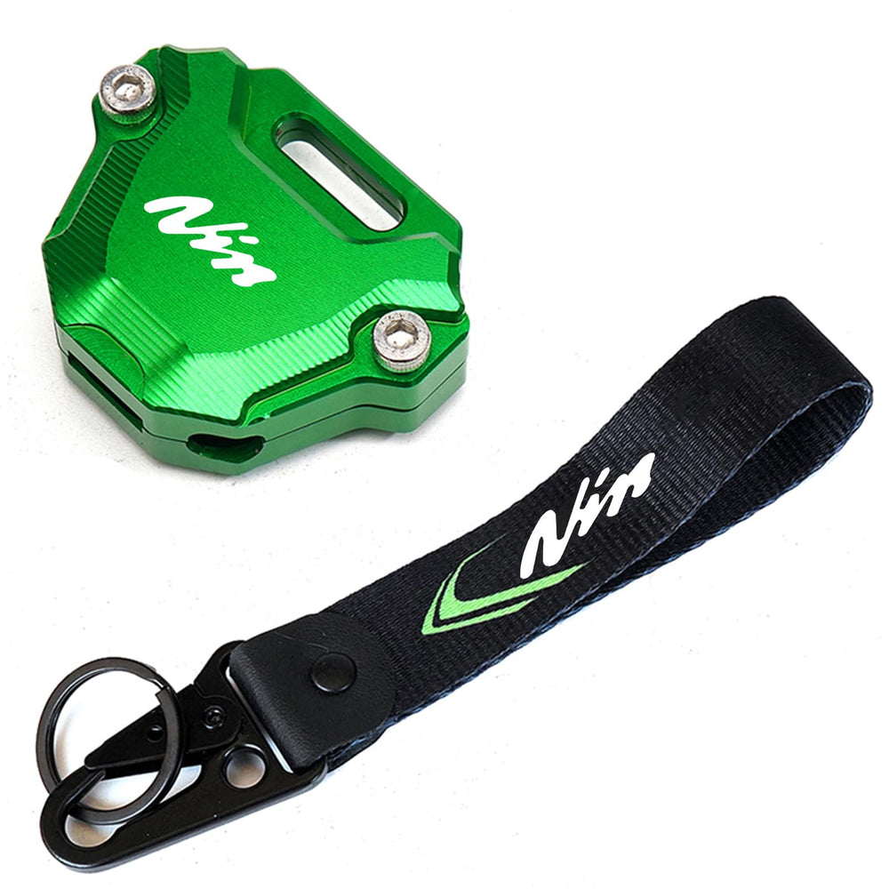 ZYAKOMO front view of aluminum key case showing sportbike styling and protection