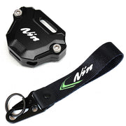 ZYAKOMO front view of aluminum key cover showing sporty design and protection