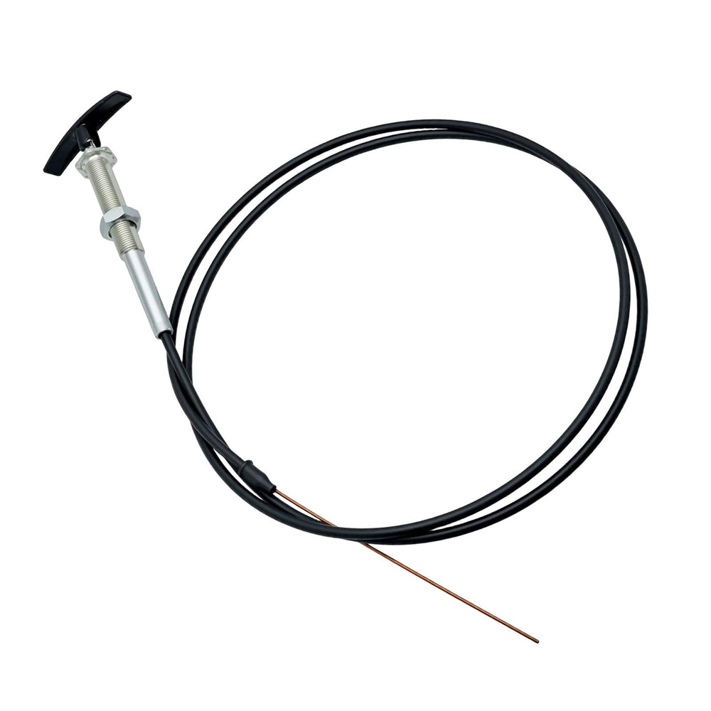 zyamstr valve cable front view showing full 72-inch length and clear fitment benefits