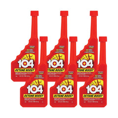 104+ Performance octane boost front bottle showing label and benefits for power