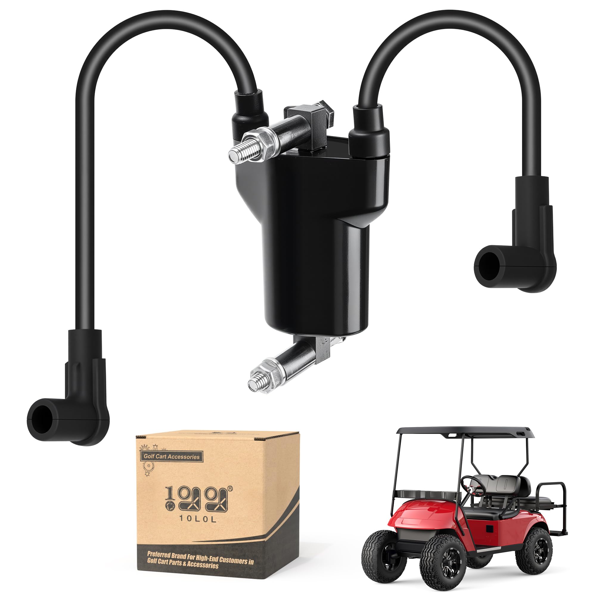 10L0L ignition coil front view showing mounting and fit benefits