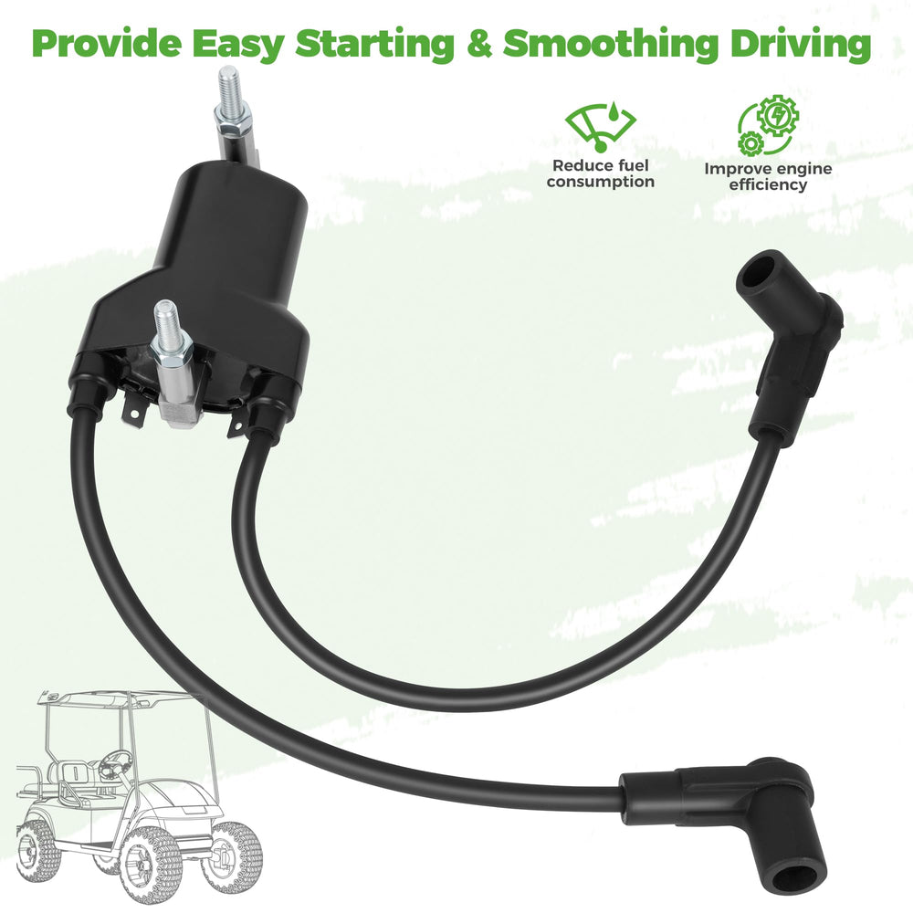 10L0L ignition coil size comparison showing compact, direct-fit design