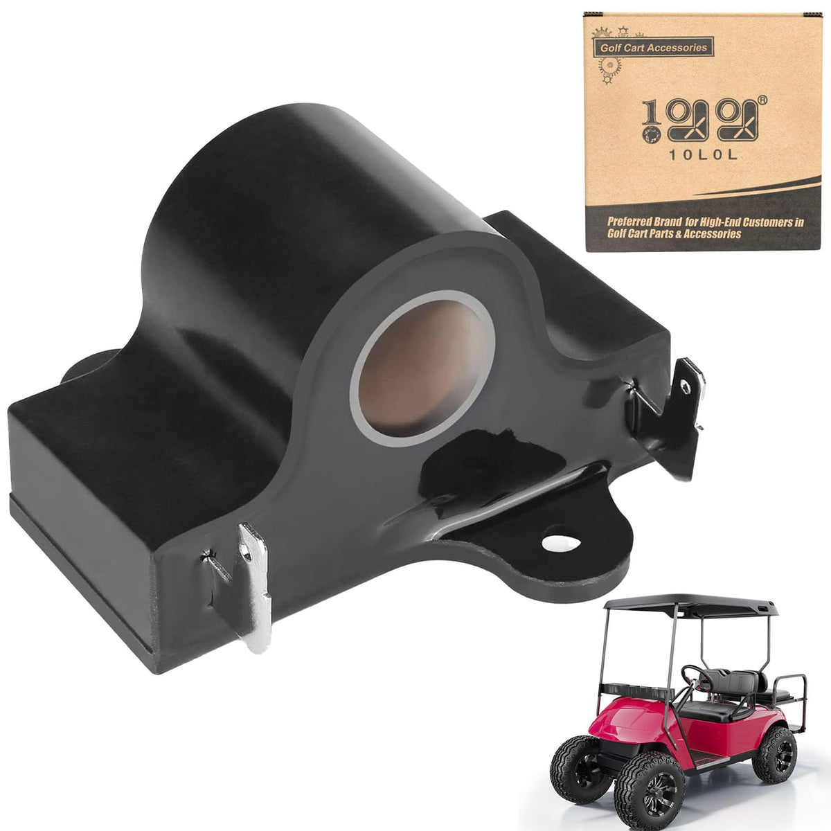 10L0L front view of inductive throttle sensor showing compact design and reliable replacement