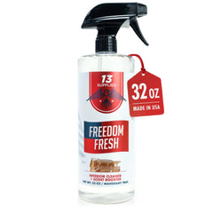 13 Supplies front label showing Mahogany Trail scent and product benefit