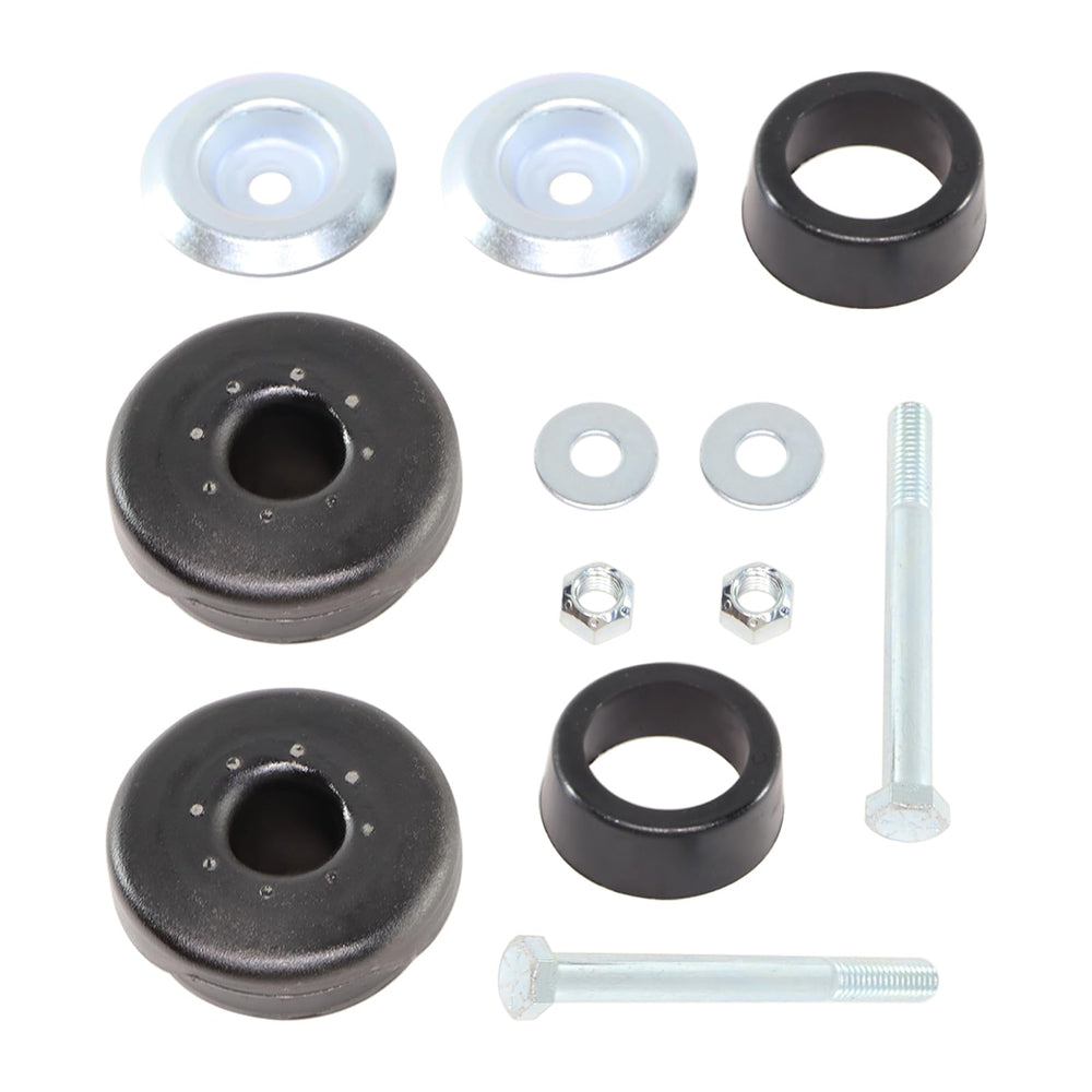 1409KMT installed kit on a core support demonstrating proper fit and stable radiator positioning