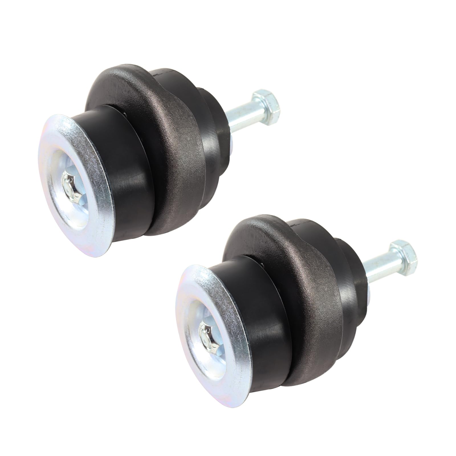 1409KMT close-up of rubber upper and lower cushions preventing vibration and protecting the core support