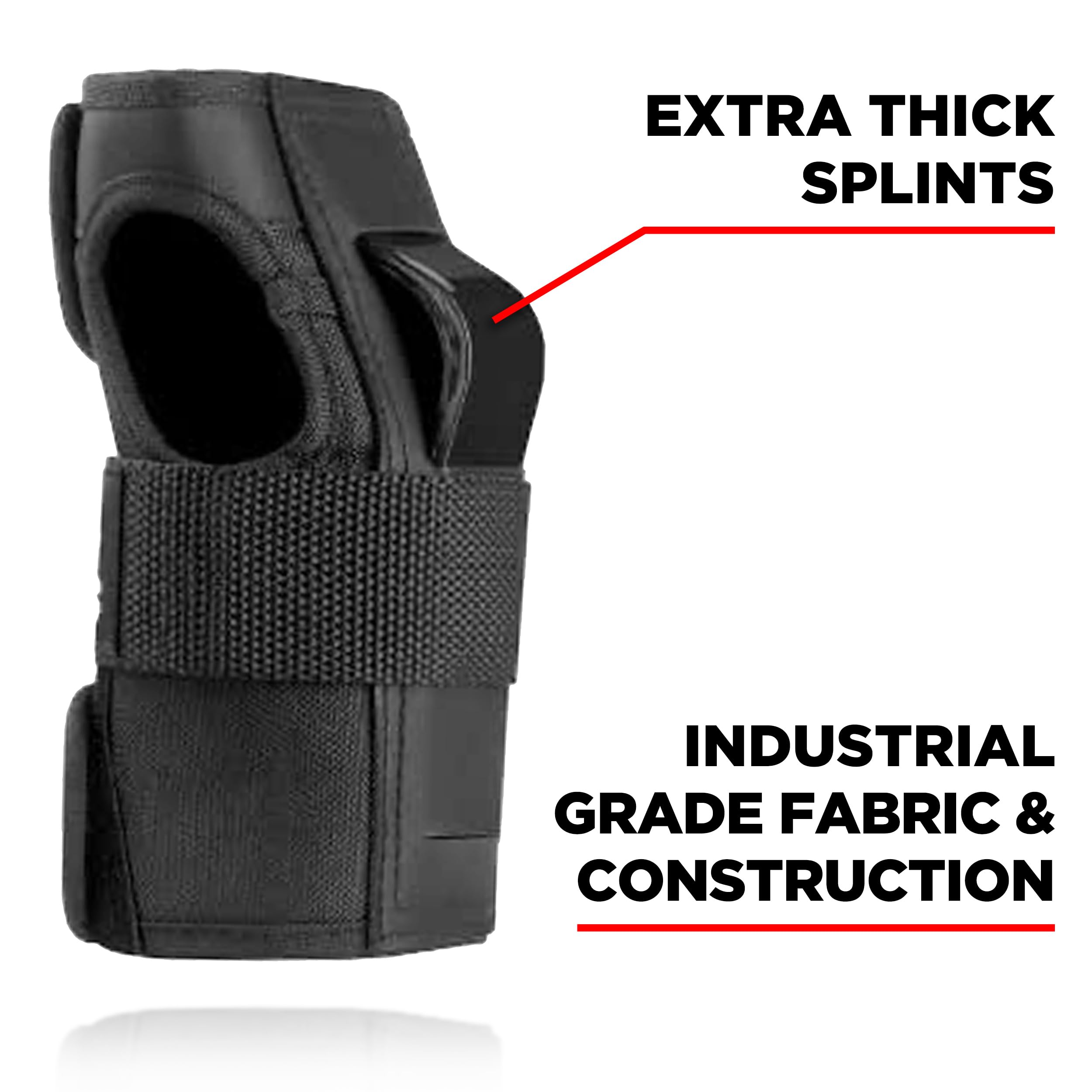 187 Killer Pads thick splint detail showing focused impact absorption