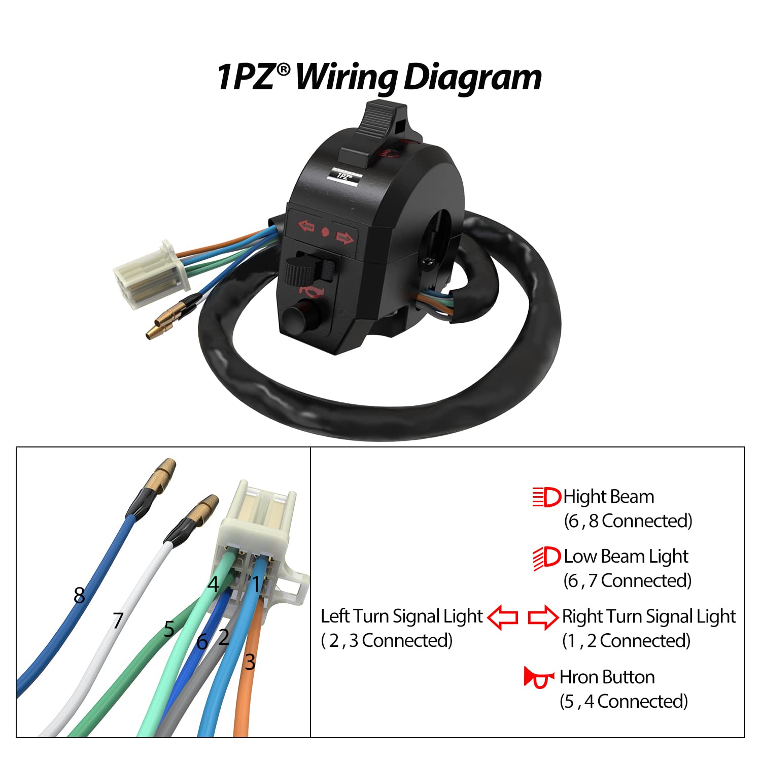 1PZ flasher relay closeup showing compact design and reliable blinking benefit