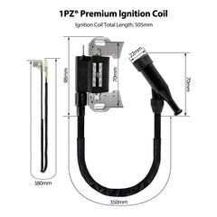 1PZ coil close-up of wiring connector showing secure fit and reliable connectivity