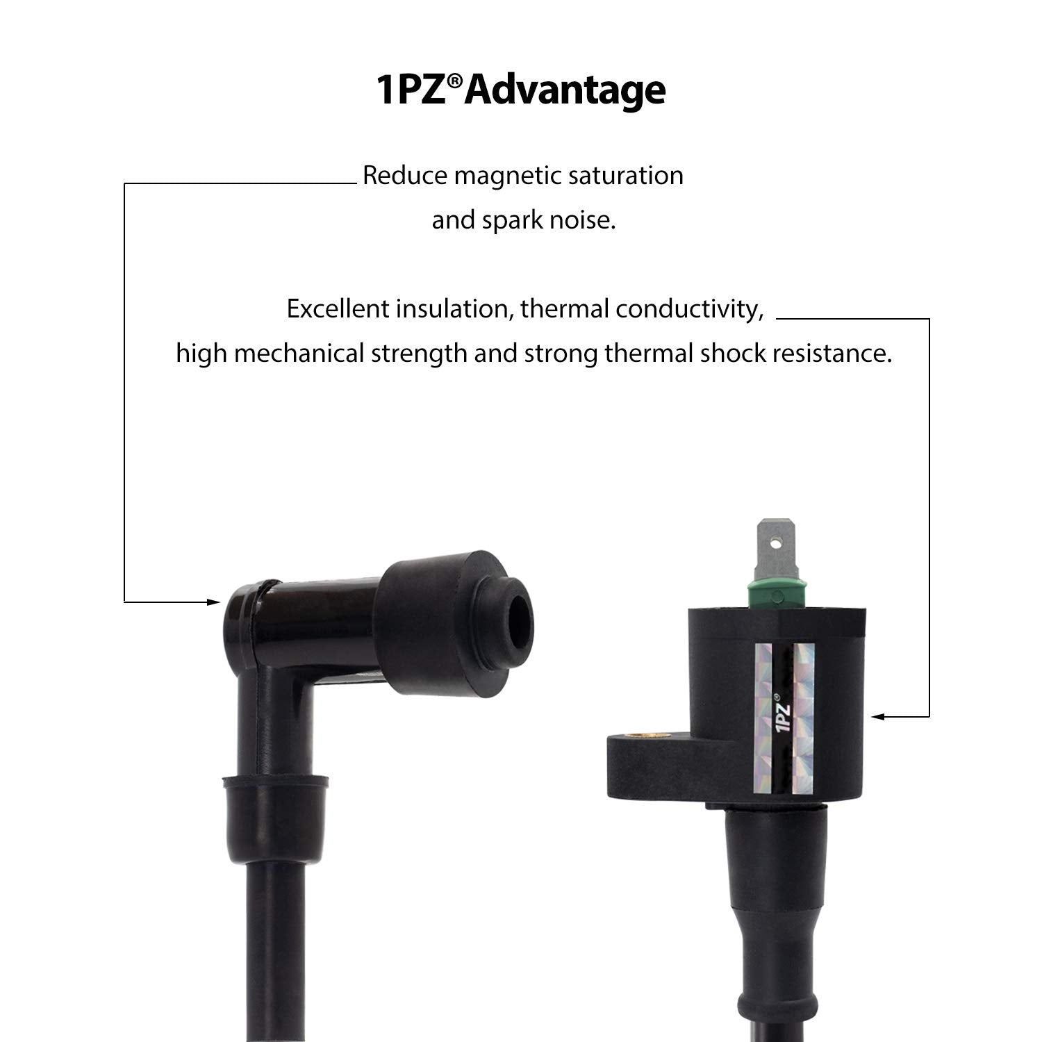 1PZ ignition coil in a workshop setting helping restore ATV starting performance