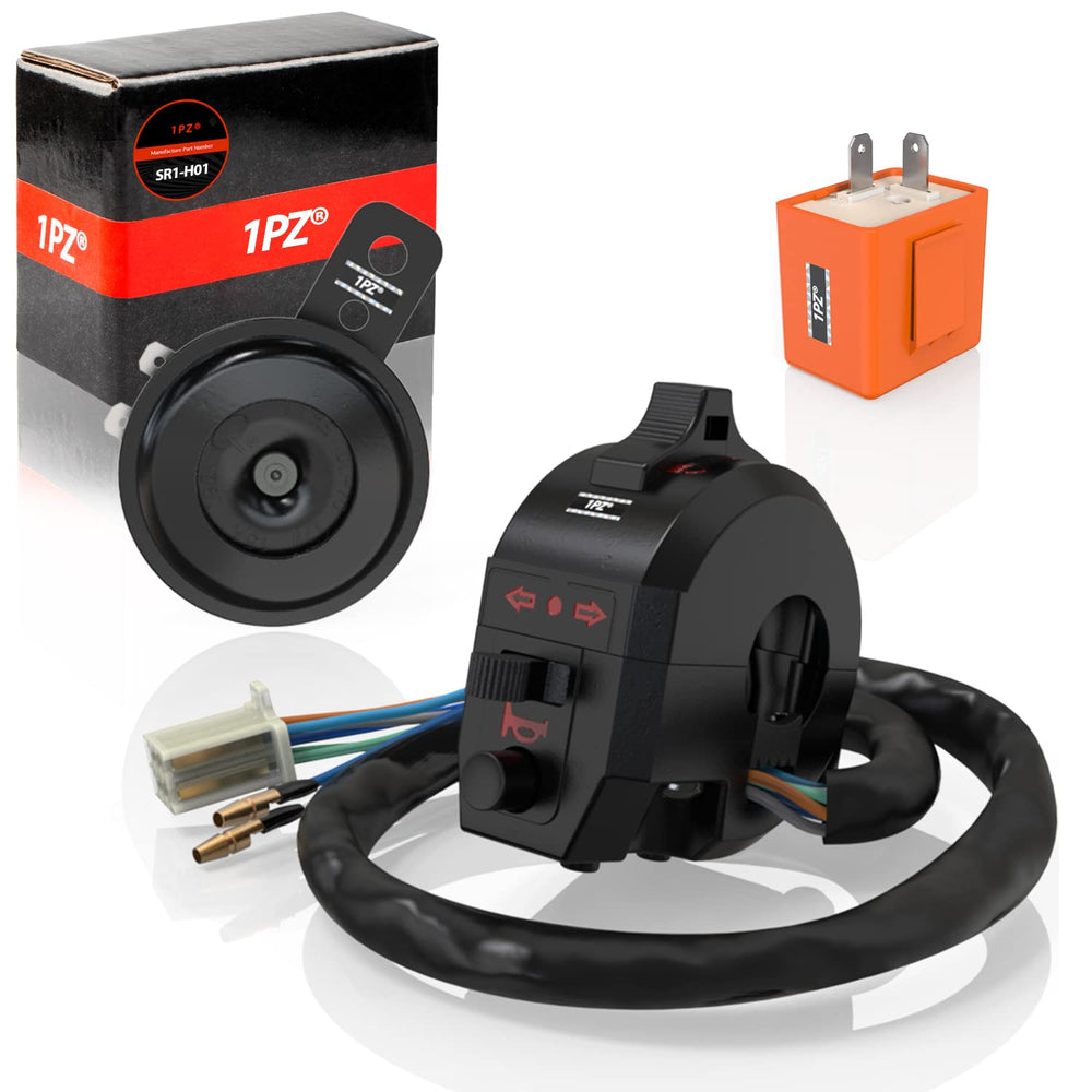 1PZ left-side control assembly front showing switches and easy operation benefit