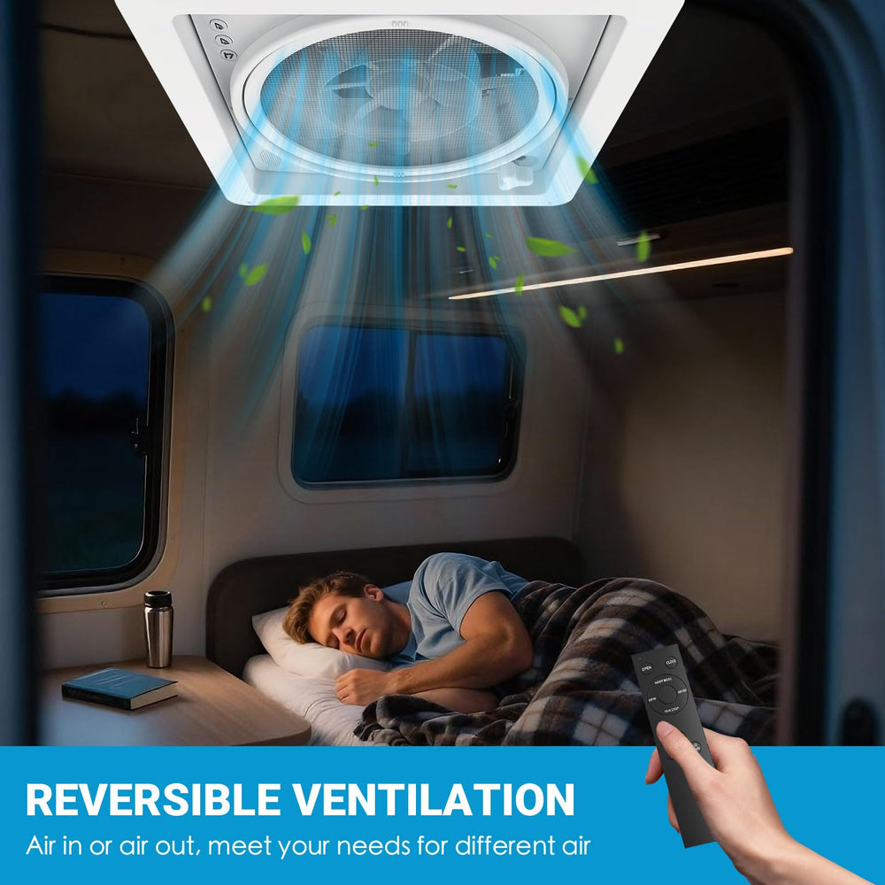 2012 fan underside showing grille and mounting points for easy installation benefit