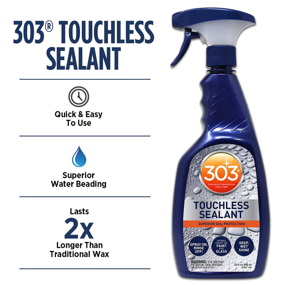 303 Products spray action on car panel for fast application