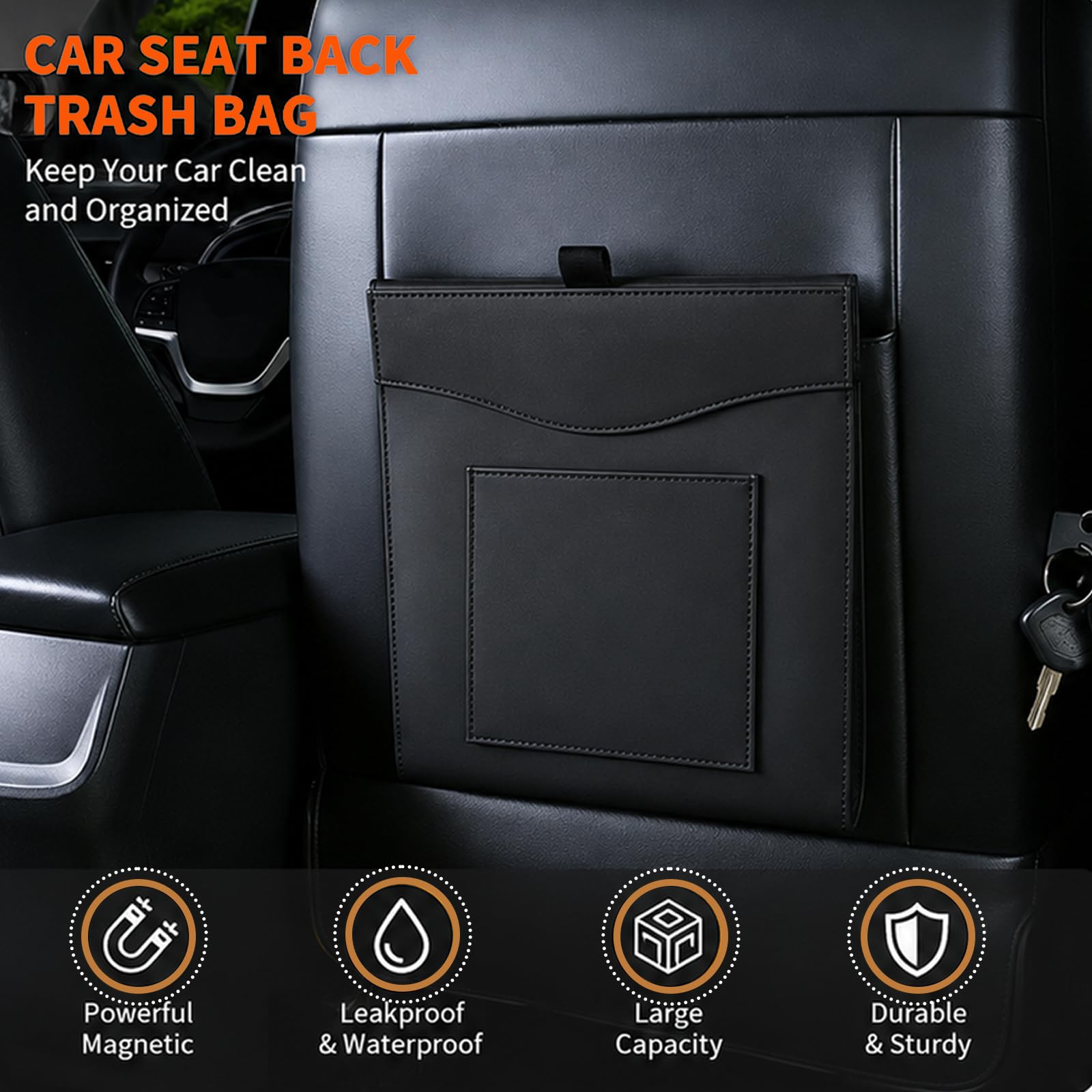 369Lvcky front pocket holding phone and cables for quick reach