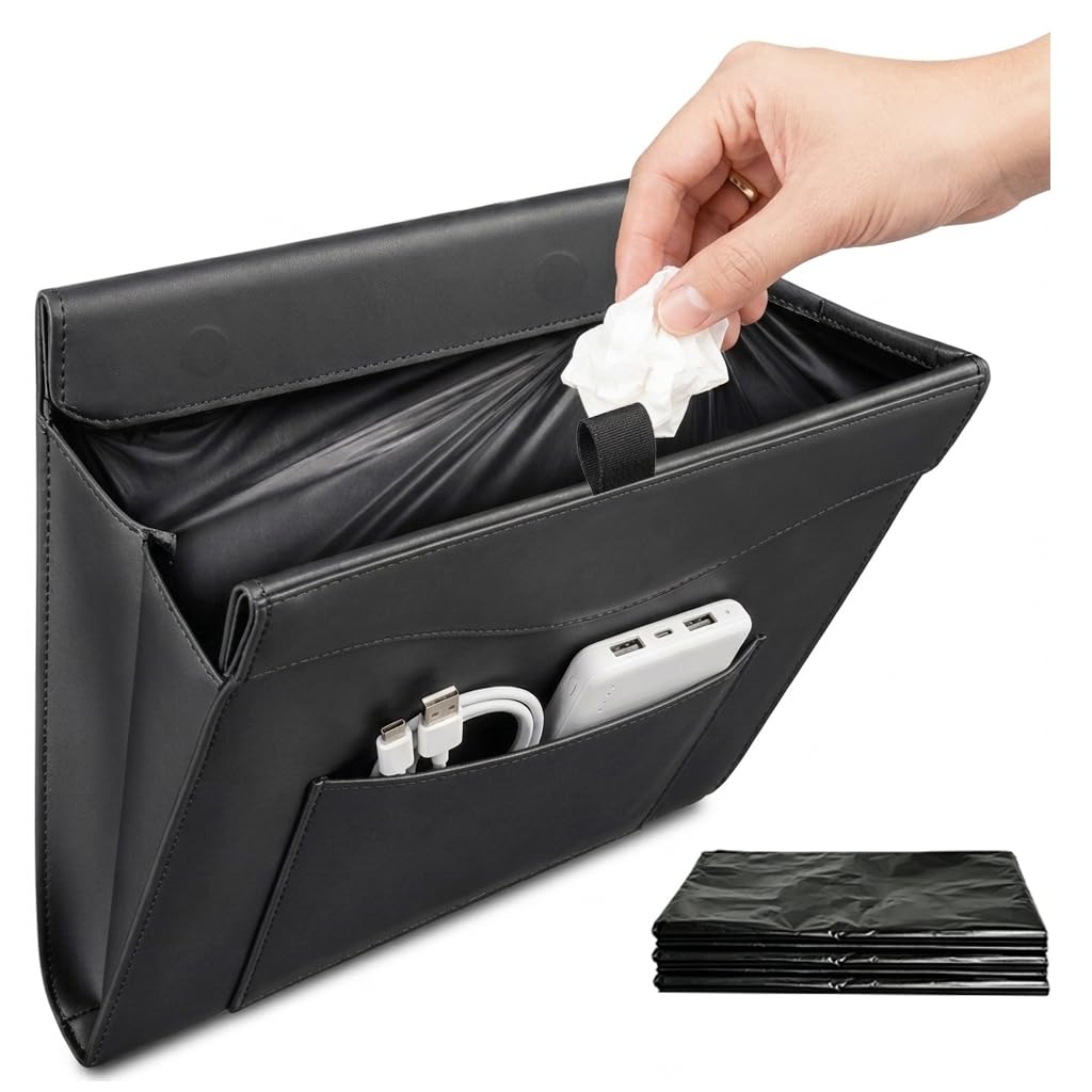 369Lvcky front view seat-back organizer keeps car tidy and accessible