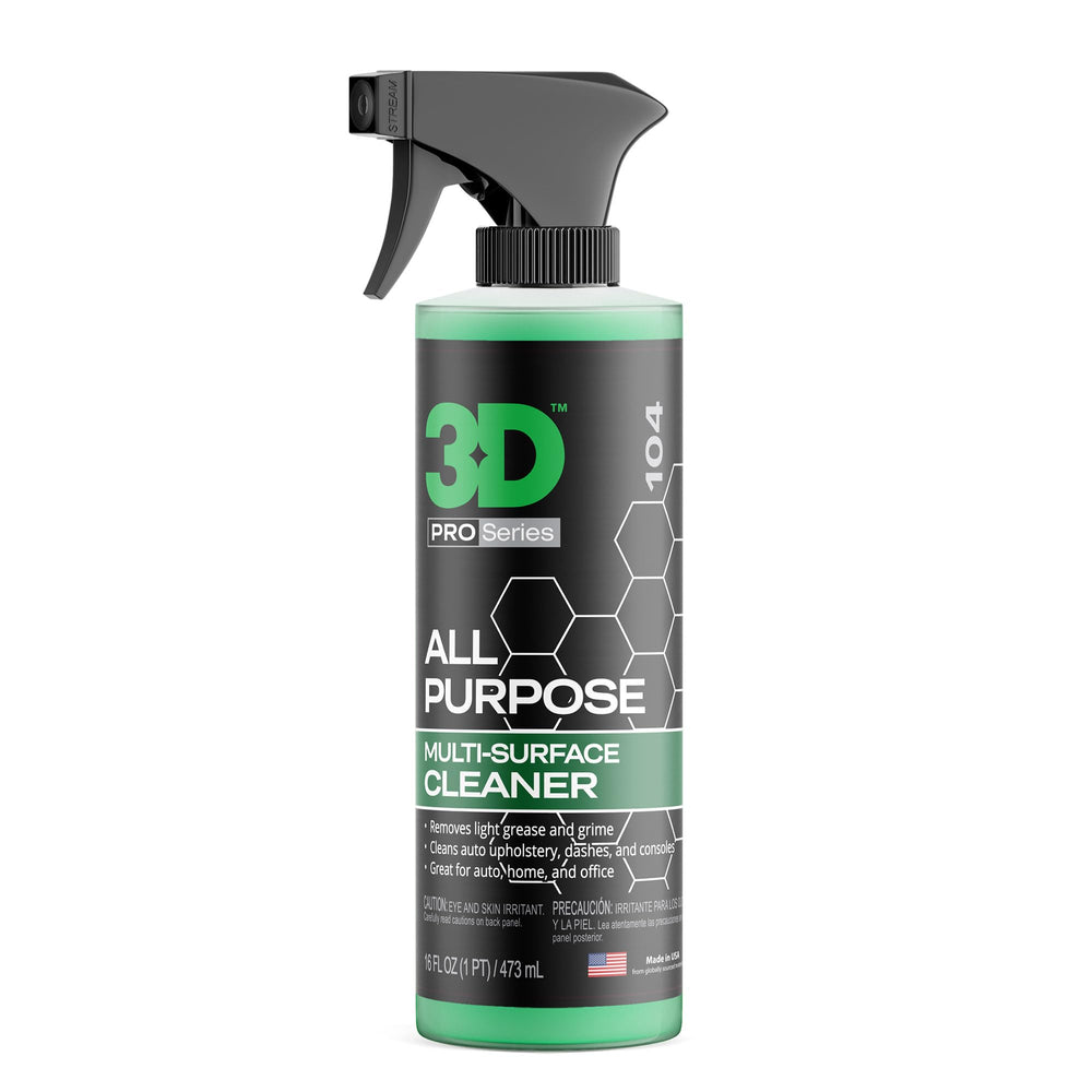 3D bottle front label showing product name and uses for quick identification and confidence