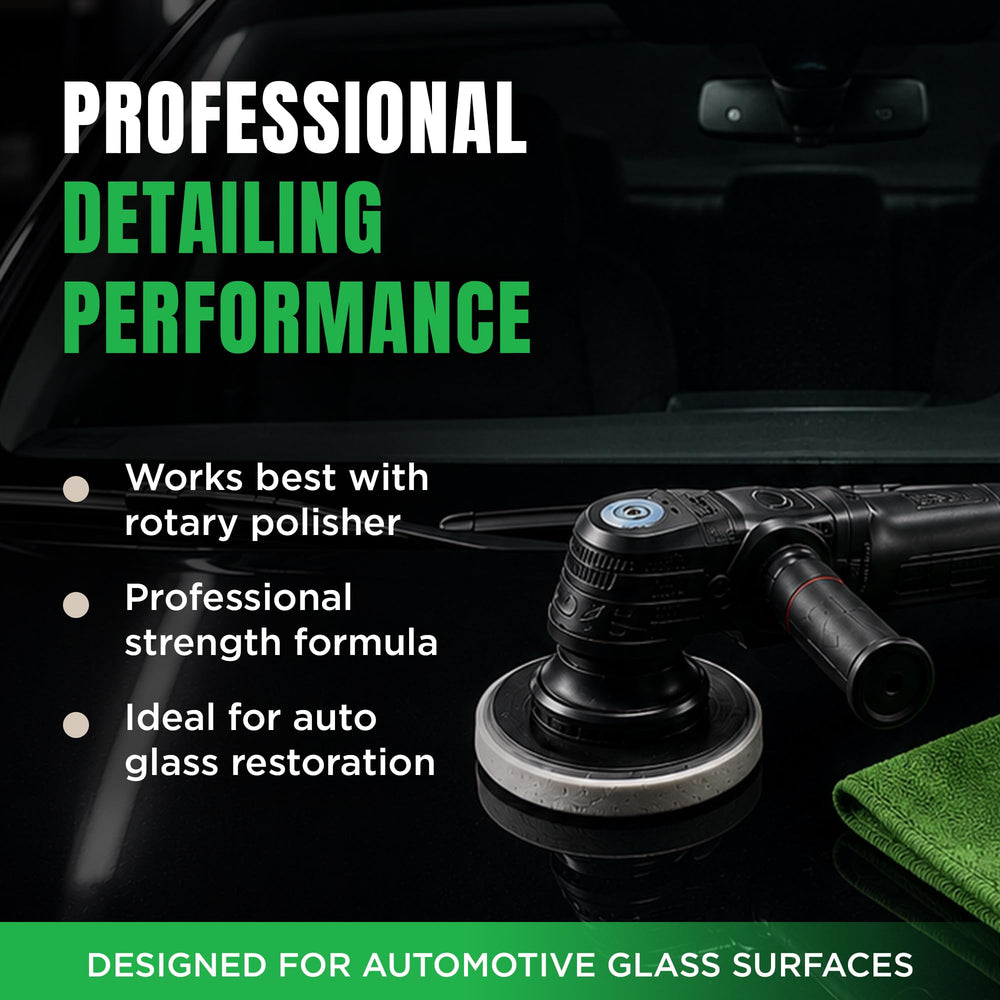 3D glass polish dispensed on pad demonstrating controlled product use
