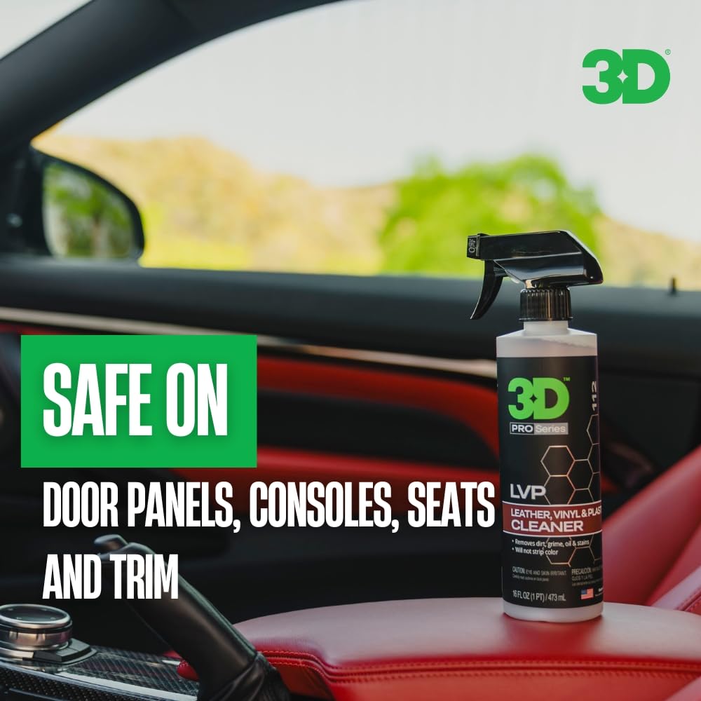 3D LVP used on dashboard to remove dust and stains for a refreshed finish