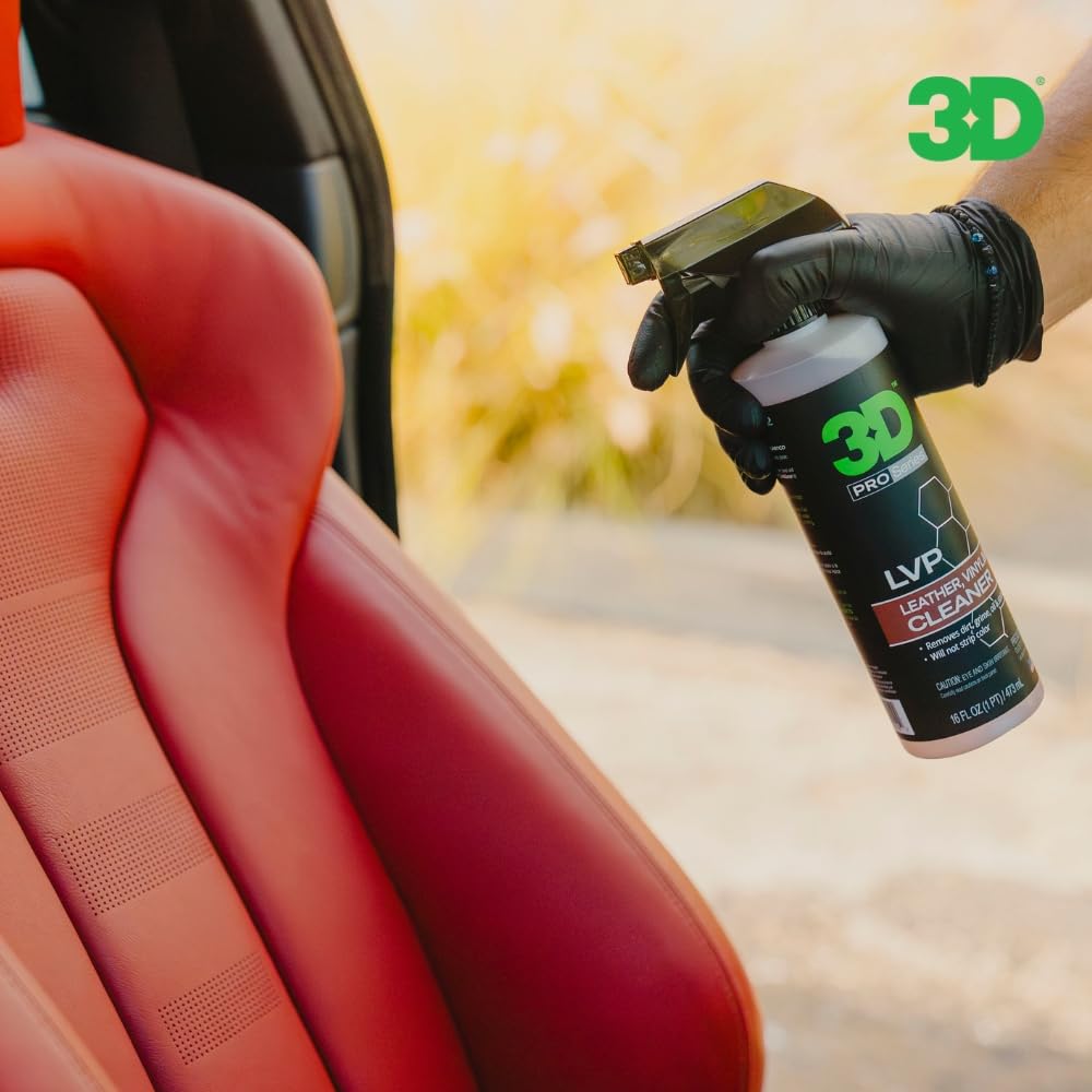3D LVP in a car interior scene highlighting everyday cleaning benefits