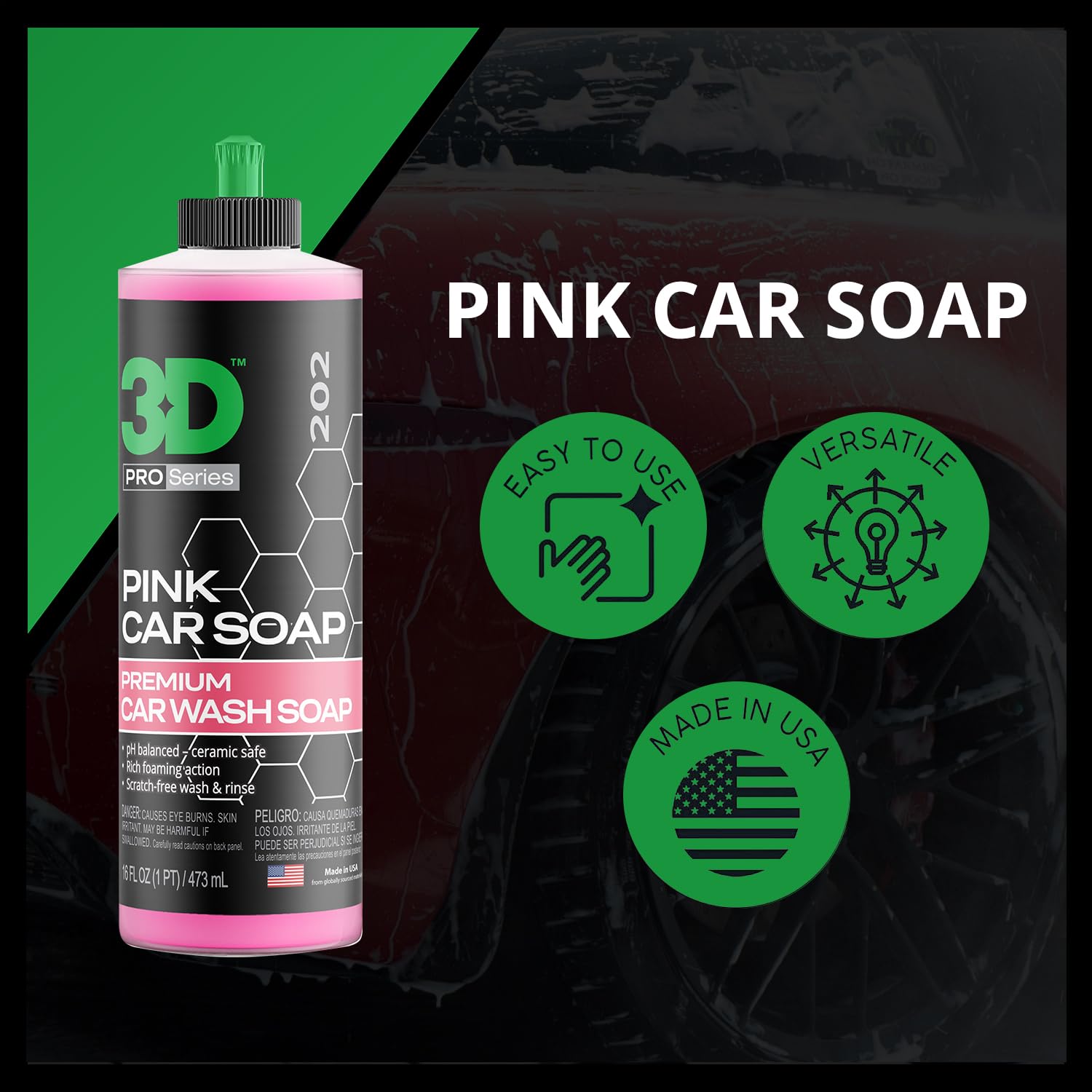 3D cherry visual hinting at fresh scent and pleasant washing experience