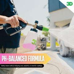 3D rich foam texture clinging to surface for lubricated cleaning benefit