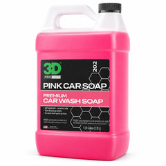 3D Pink front label on one-gallon bottle showing product name and benefits