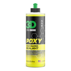 3D POXY front packaging showing 16 oz bottle and label, highlights professional protection