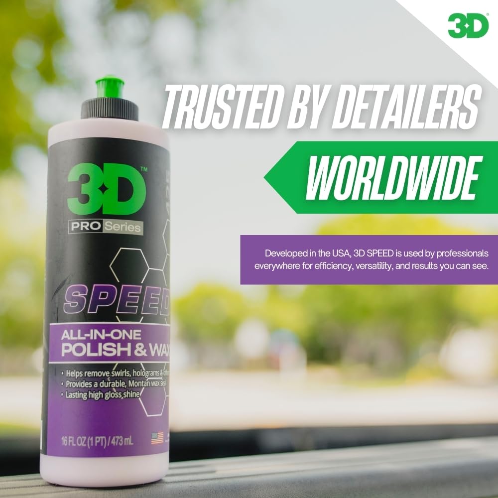 3D Speed polish texture droplet showing smooth spreadability and fast coverage
