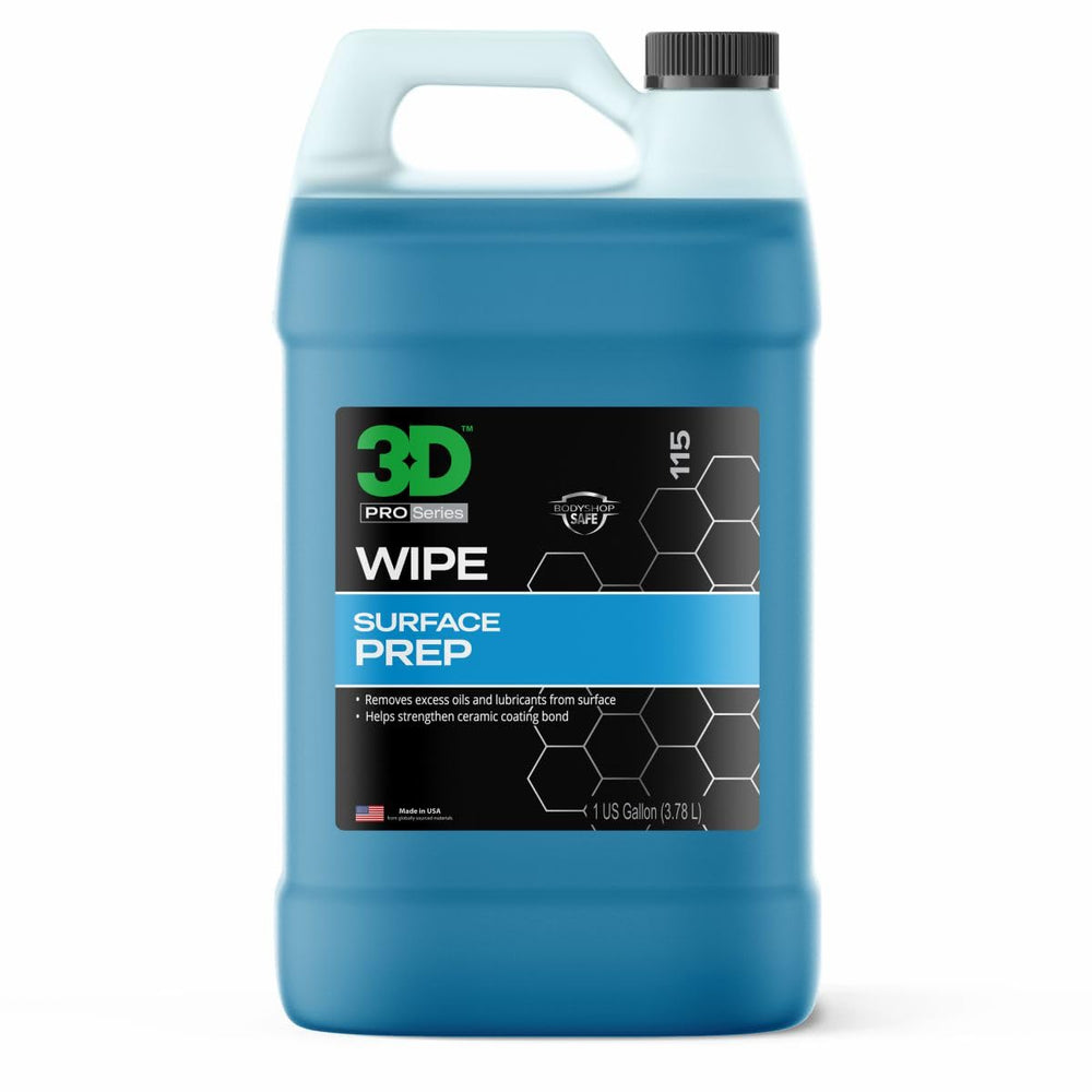 3D Wipe front gallon bottle showing product and ready-to-use convenience