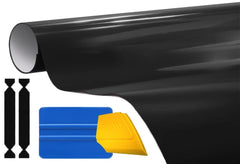 3M 1080 gloss black roll front view showing brand and glossy finish for clean visual upgrade
