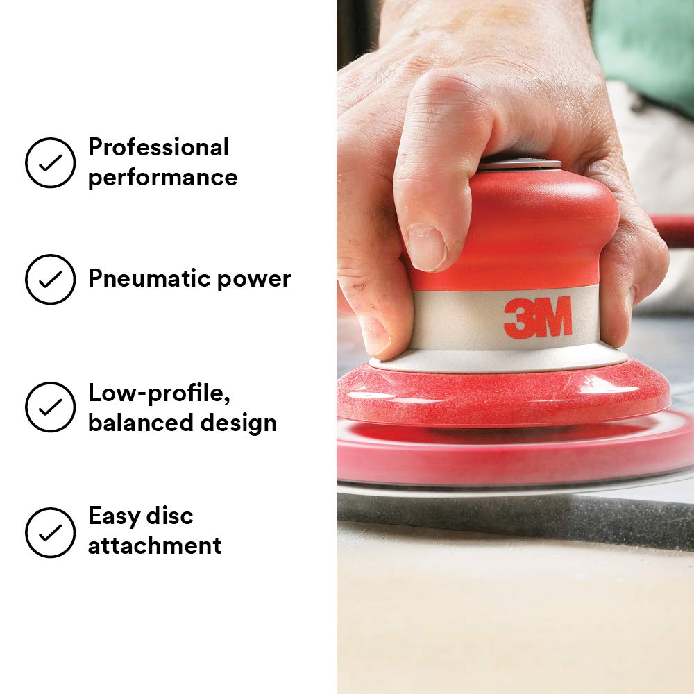3M 20317 with included Stikit disc pad showing quick adhesive attachment