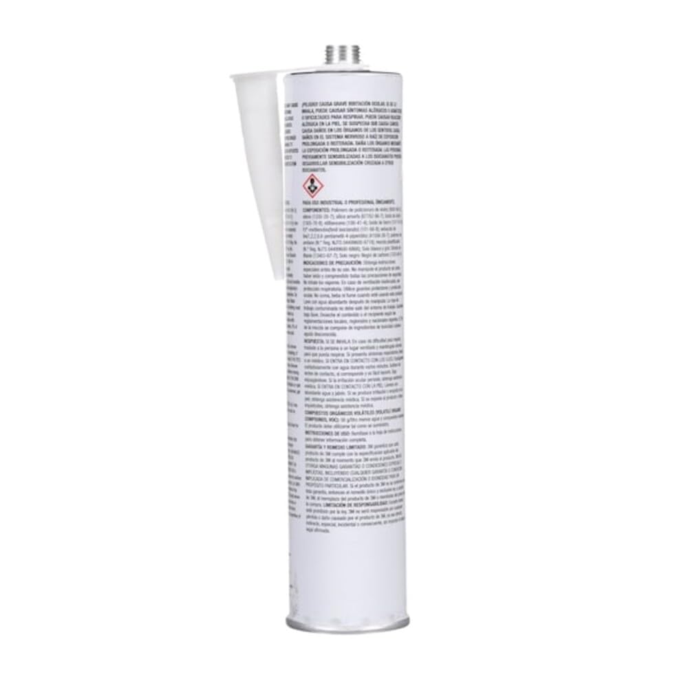 3M 560 applied bead on metal demonstrating strong adhesion and flexibility