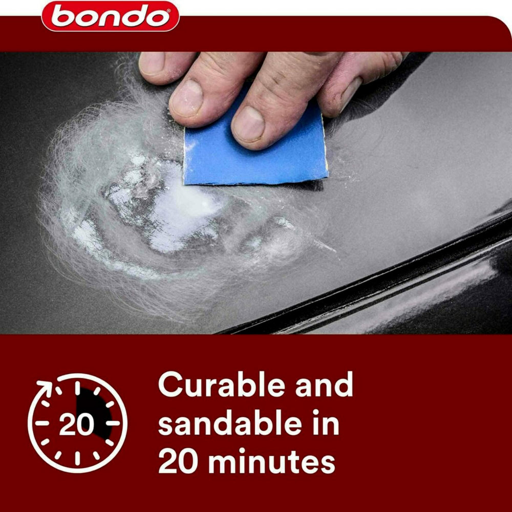 3M Bondo 907 label close-up with directions for accurate application benefit