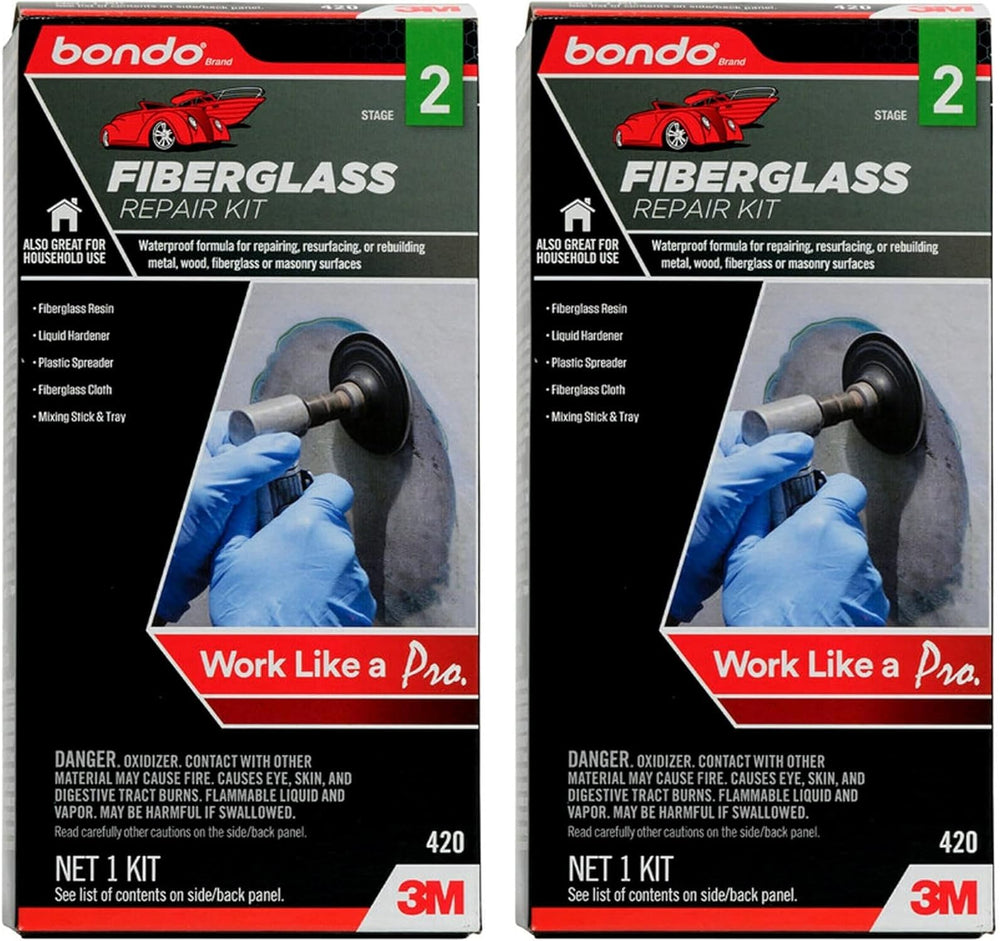 3M Bondo front packaging showing kit components and benefit of all-in-one convenience