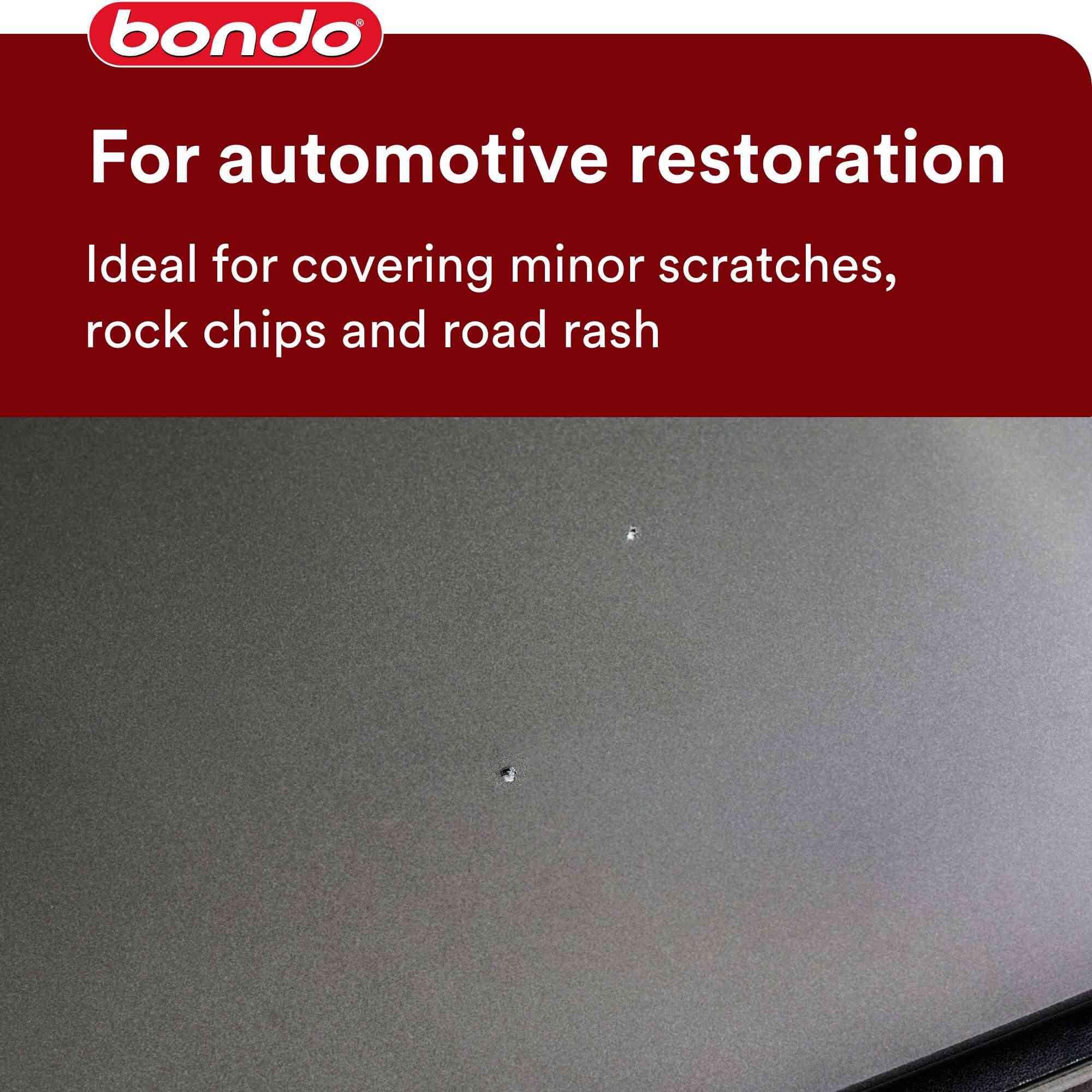 3M Bondo putty texture close-up showing smooth spreadable finish