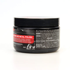 3M polish applied to a wheel rim showing restored shine on metal