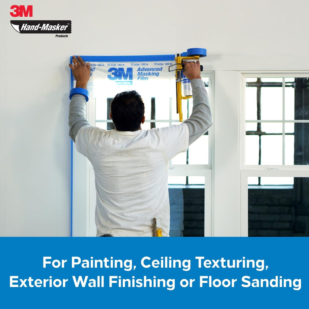 3M Hand-Masker film edge detail illustrating neat film deployment and clean lines
