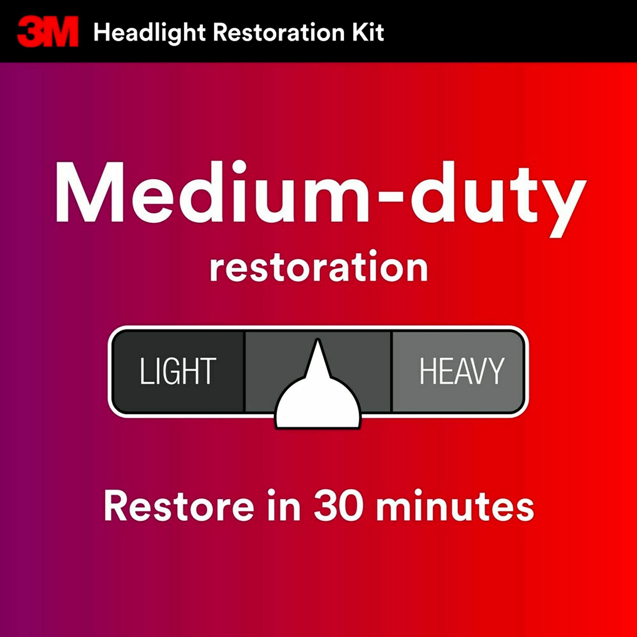 3M rubbing compound tube ready for polishing to restore transparency