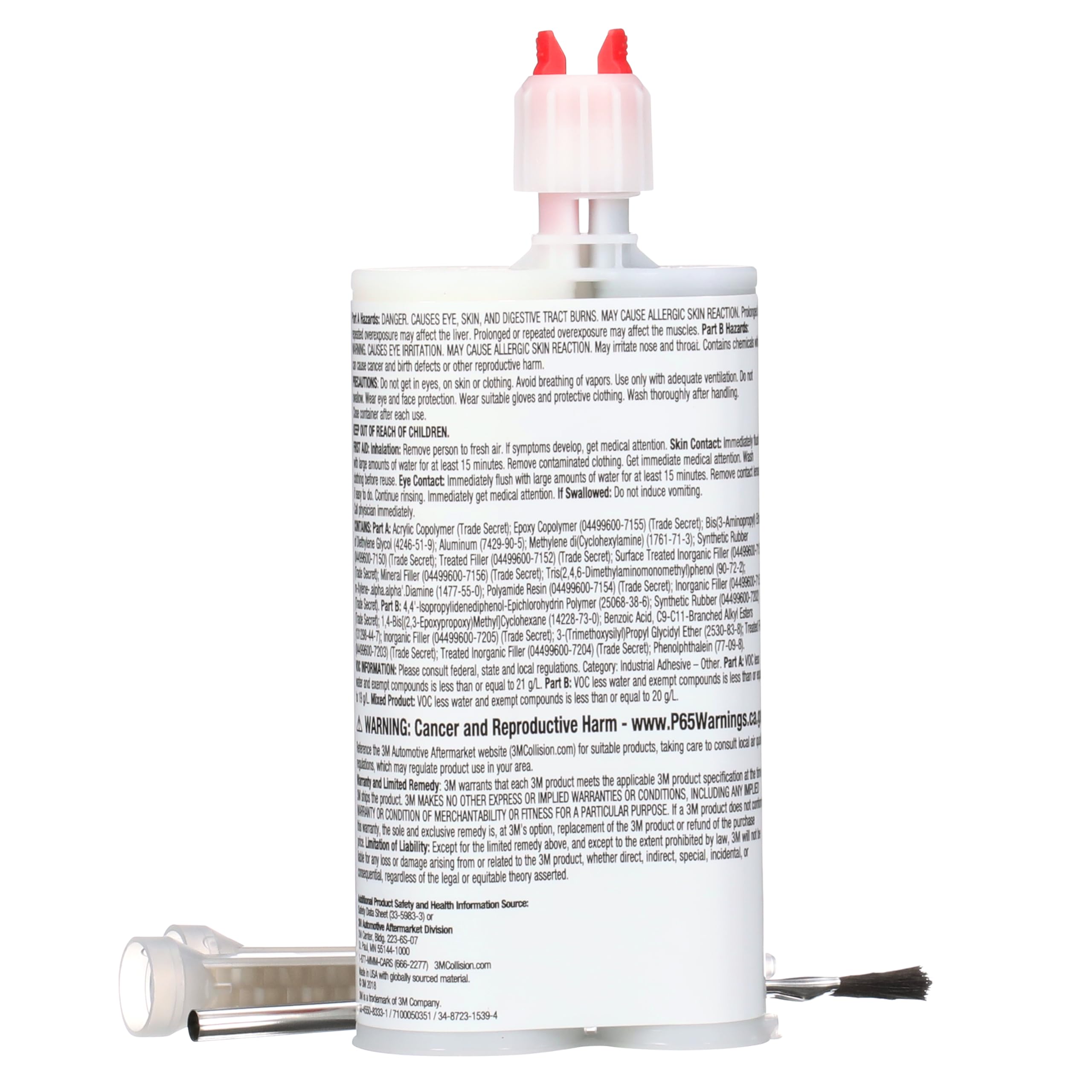 3M cartridge with nozzle and instructions showing complete kit for technicians