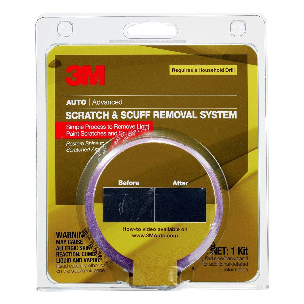 3M packaging label and contents verifying included repair materials