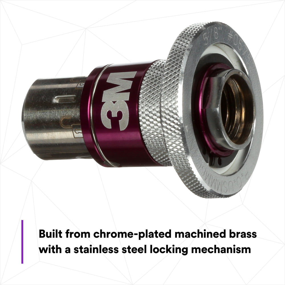 3M adaptor paired with double-sided buffing pad for efficient workflow