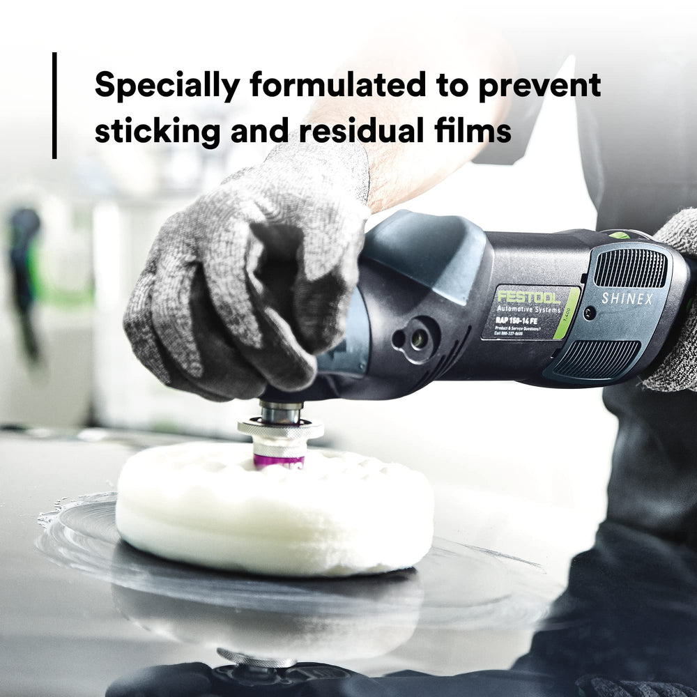 3M Perfect-It EX AC applied to compounding pad demonstrating steady hold