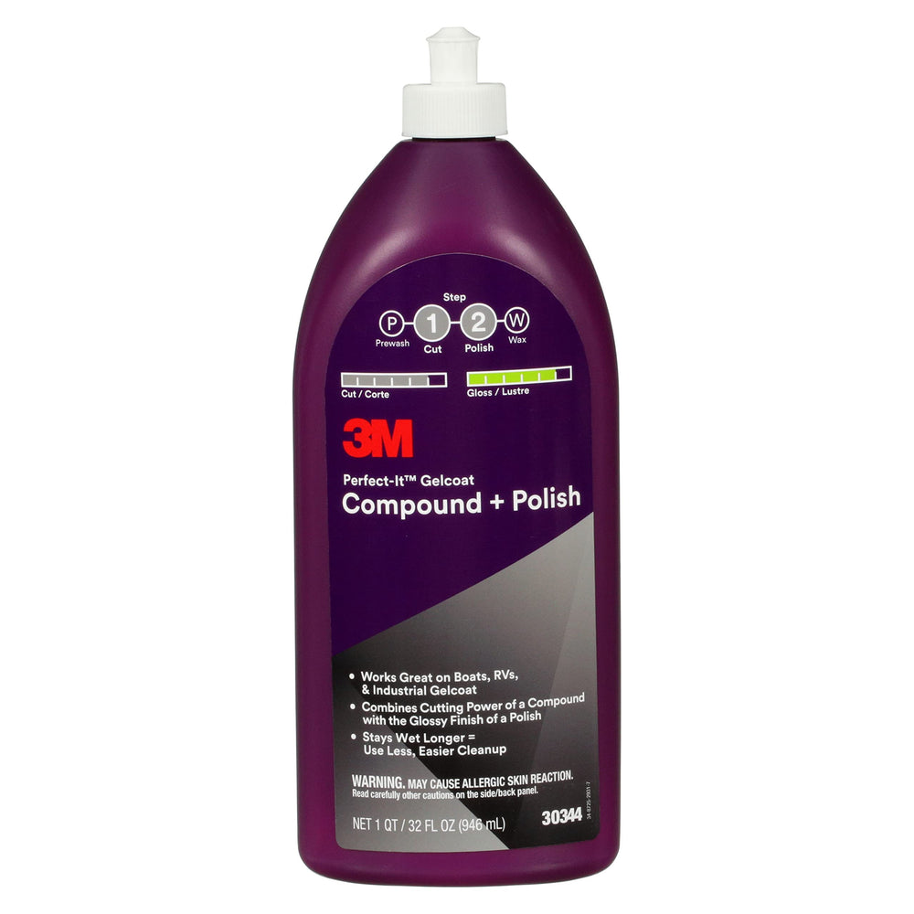 3M Perfect-It front label showing product name and size for easy identification