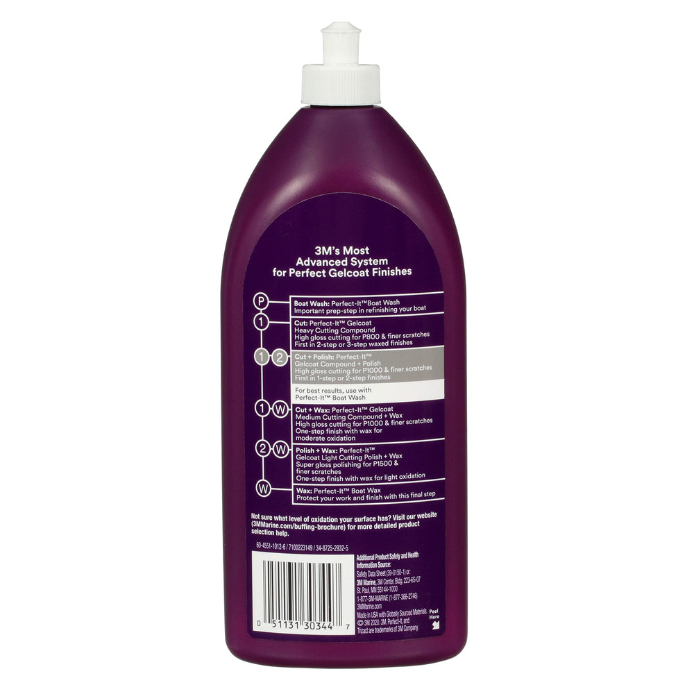 3M Perfect-It pouring a small amount demonstrating controlled application and coverage
