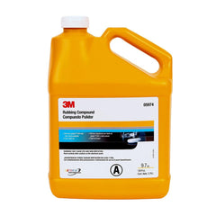3M rubbing compound pouring close-up showing texture for effective cutting