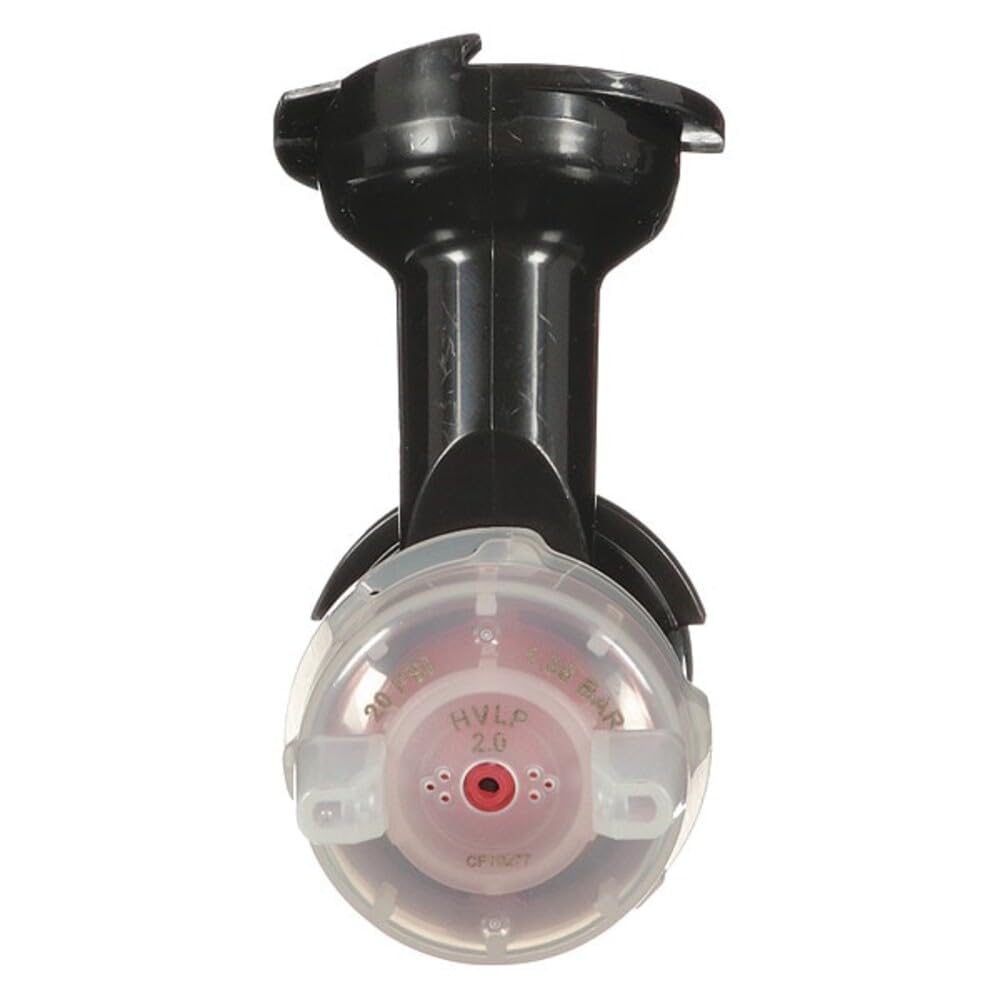 3M atomizing head front view showing nozzle and secure collar, improves spray consistency