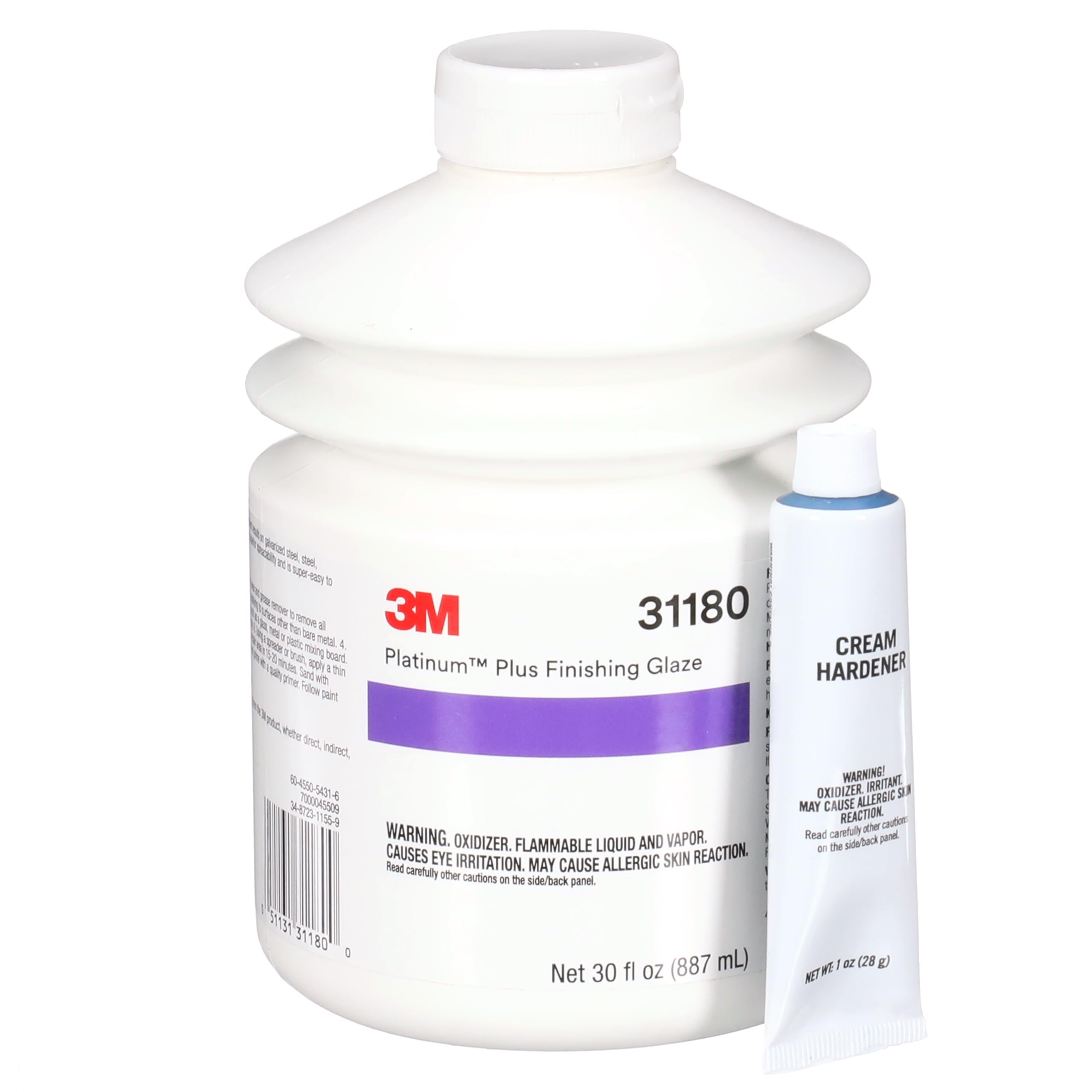 3M Platinum Plus Glaze front can showing product size and professional packaging benefit