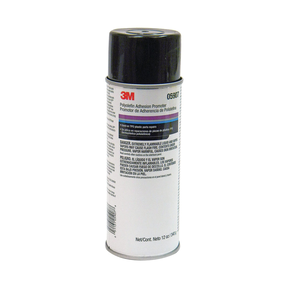 3M Polyolefin Adhesion Promoter front can showing label and 12 oz size for reliable prep