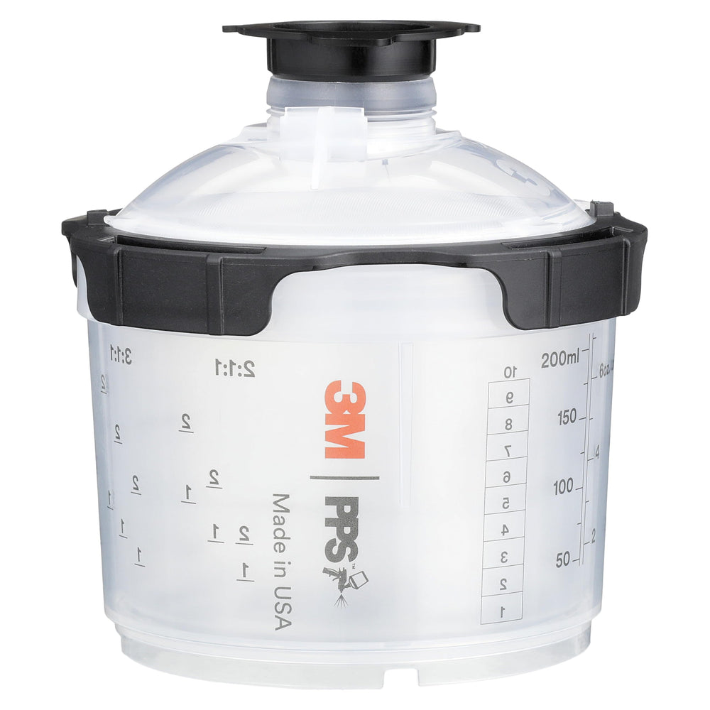 3M kit layout with cup, lids, liners and plugs for preparedness
